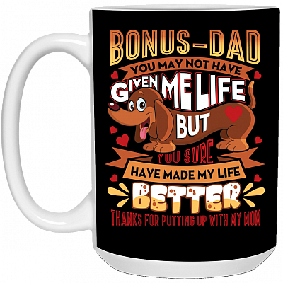 15 oz. White Mug