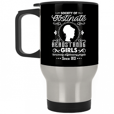 14 oz. Silver Travel Mug