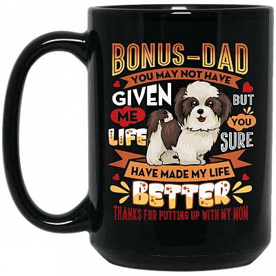 15 oz. Black Mug