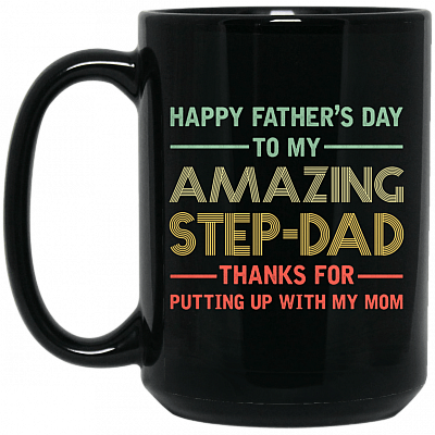 15 oz. Black Mug