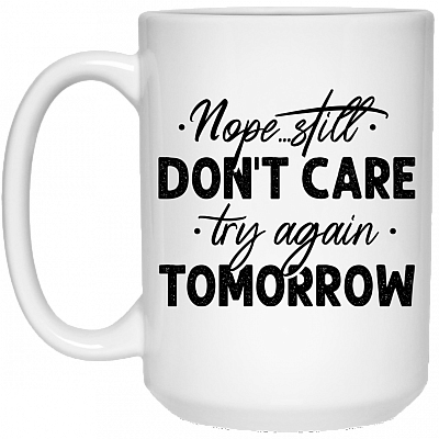 15 oz. White Mug