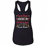 Carole Baskin Killed Her Husband Whacked Him Funny Cotton Tank Top Tee - Ladies Racerback Tank, Black, Ladies Racerback Tank