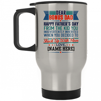 14 oz. Silver Travel Mug