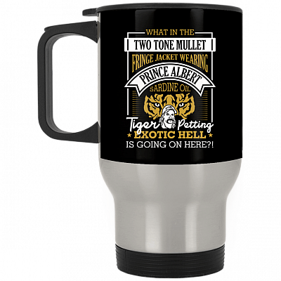 14 oz. Silver Travel Mug