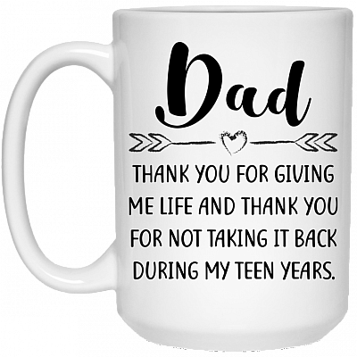 15 oz. White Mug