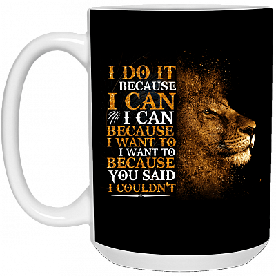 15 oz. White Mug