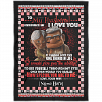 Personalized To My Husband Never Forget That I Love You Your Wife Fleece Blanket – Premium Sherpa Blanket, White, Arctic Fleece Blanket - 60x80