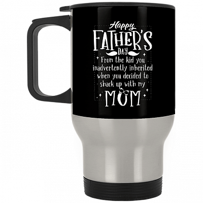 14 oz. Silver Travel Mug
