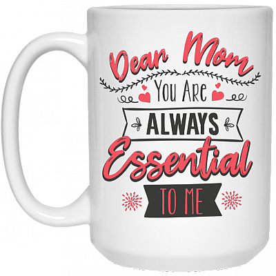 15 oz. White Mug