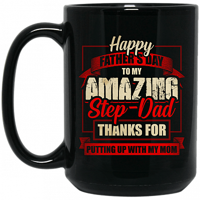 15 oz. Black Mug