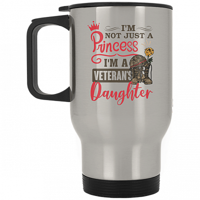 14 oz. Silver Travel Mug