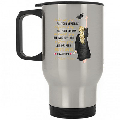 14 oz. Silver Travel Mug