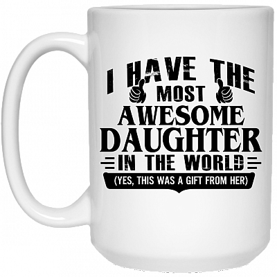 15 oz. White Mug