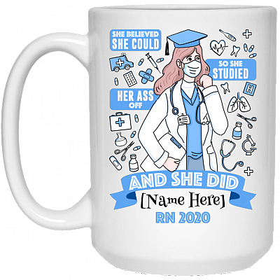 15 oz. White Mug