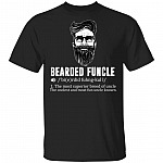 Bearded Funcle T-Shirt - Funny Uncle Shirt, Black, Unisex T-Shirt