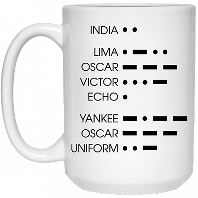 15 oz. White Mug