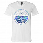 If The Stars were Made to Worship So Will I T-Shirt, White, V-Neck T-Shirt