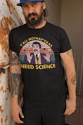 Alternative view of Y'All Mothafckas Need Science Vintage T-Shirt
