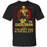 The Dadalorian Definition The Best Dad In The Galaxy Vintage Retro Father's Day T-shirt, Black, Unisex T-Shirt