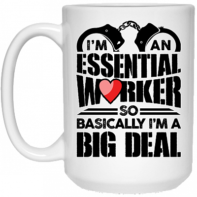15 oz. White Mug
