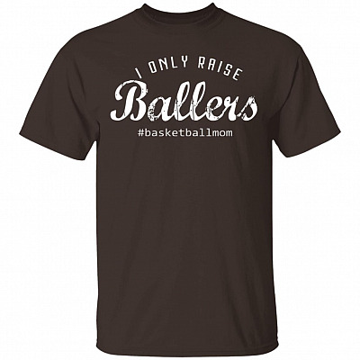 I Only Raises Ballers T-Shirt, Dark Chocolate, Unisex T-Shirt