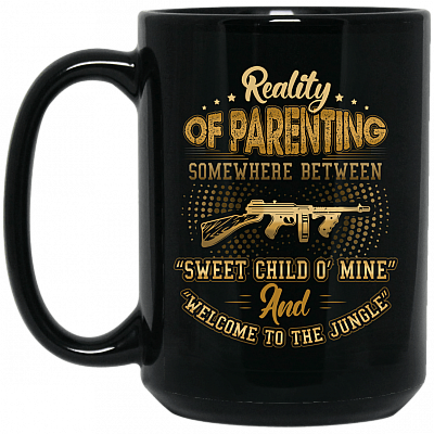 15 oz. Black Mug