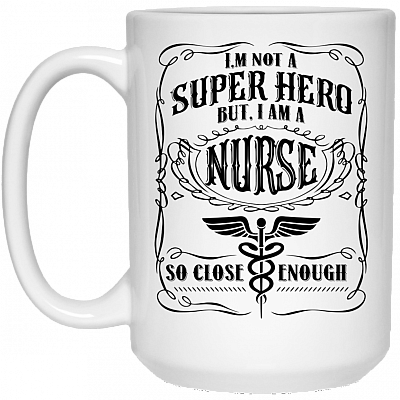 15 oz. White Mug