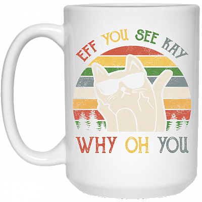 15 oz. White Mug