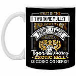 Exotic Hell Is Going On Here Ceramic Coffee Mug - Anti Carole Baskin Mug, Black, 11 oz. White Mug