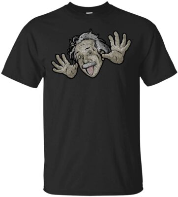 Funny Science Einstein Physics Formula Face T-Shirt