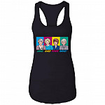 Savage Classy Bougie Golden Girl-S Funny Sarcasm Tank Top Tee - Ladies Racerback Tank, Black, Ladies Racerback Tank