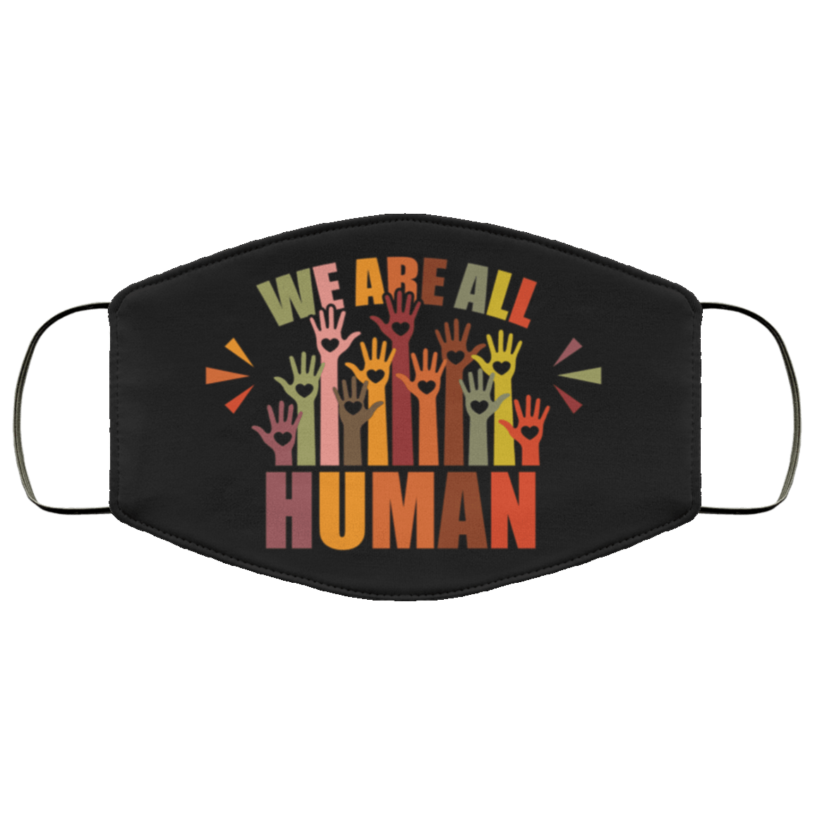 We Are All Human LGBTQ Gift Washable Reusable Custom – Printed Cloth Face Mask Cover, White, Cloth Face Mask We Are All Human LGBTQ Gift Washable Reusable Custom – Printed Cloth Face Mask Cover, White, Cloth Face Mask