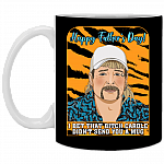 Happy Father's Day I Bet That Bitch Carole Didn't Send You A Mug Funny Joe Exotic Ceramic Coffee Mug - Beer Stein, Black, 11 oz. White Mug