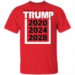 Pro Donald Trump 2020 2024 2028 My President Election Vote T-shirt, Red, Unisex T-Shirt