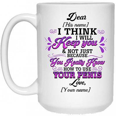 15 oz. White Mug