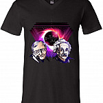 Black Hole T-Shirt - Science Shirt, V-neck T-Shirt, Black
