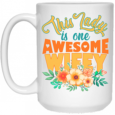 15 oz. White Mug