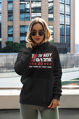 Alternative view of Brady Gronk 20 Make Tampa Bay Great Again Hoodie - Sweatshirt - Long Sleeve Shirt