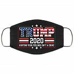 Trump 2020 Hurting Your Feelings Isn't A Crime Washable Reusable Custom – Printed Cloth Face Mask Cover, Black, Cloth Face Mask