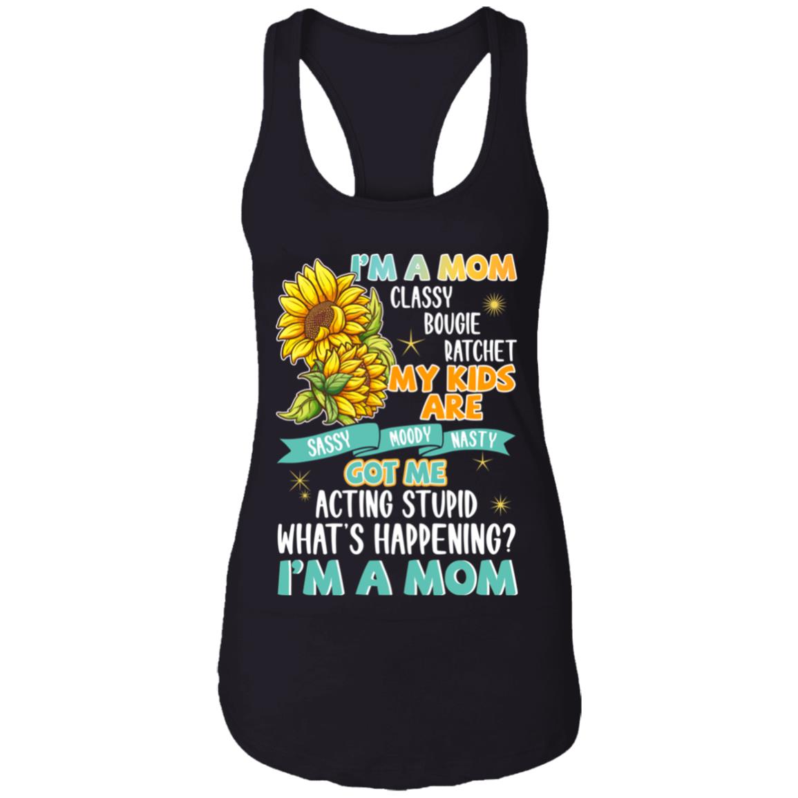 TANK TOP TEMPLATE (OFFICIAL), Black, Ladies Racerback Tank