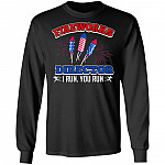 Funny Fireworks Director I Run You Run 4th of July Hoodie Sweatshirt - Cool Independence Day 4th July T-Shirt, Black, Long Sleeve