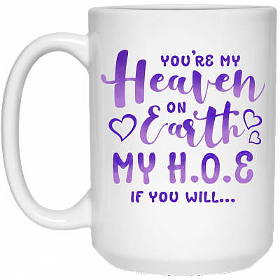 15 oz. White Mug