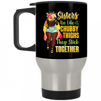 14 oz. Silver Travel Mug