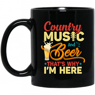 11 oz. Black Mug