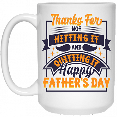 15 oz. White Mug