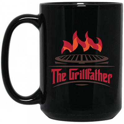 15 oz. Black Mug