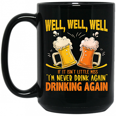 15 oz. Black Mug
