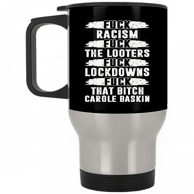 14 oz. Silver Travel Mug