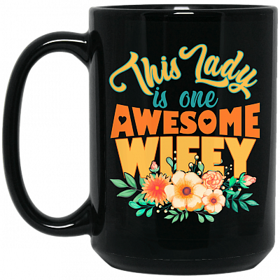 15 oz. Black Mug