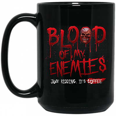 15 oz. Black Mug